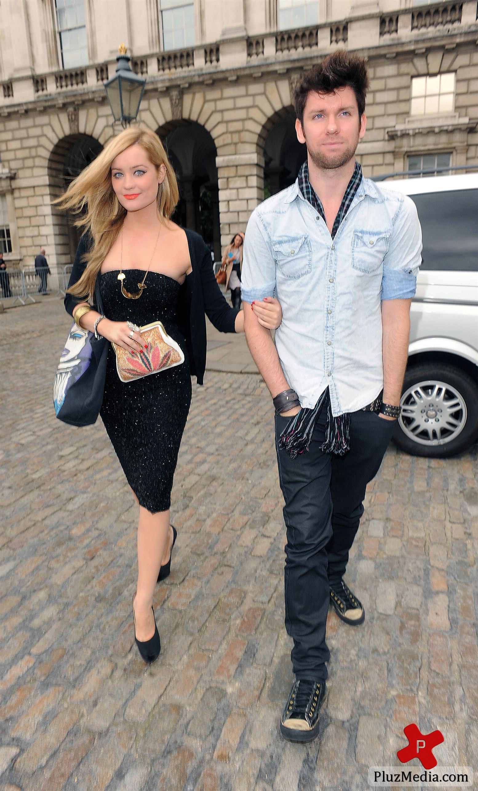 Laura Whitmore - London Fashion Week Spring Summer 2012 - Amanda Wakeley - Outside | Picture 83290